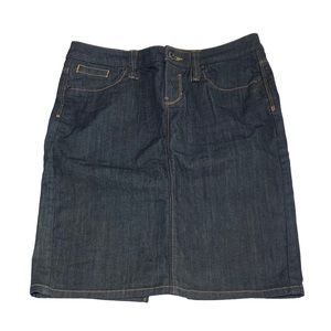 Esprit Dark Blue Washed Denim 94107 Skirt Size 6